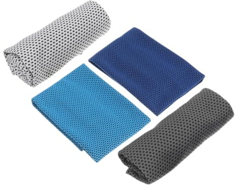 VANZACK Lot De 4 Serviettes Absorbantes Et Douces pour Homme Et Femme Idéales pour Lentraînement Les Voyages Et Le Sport