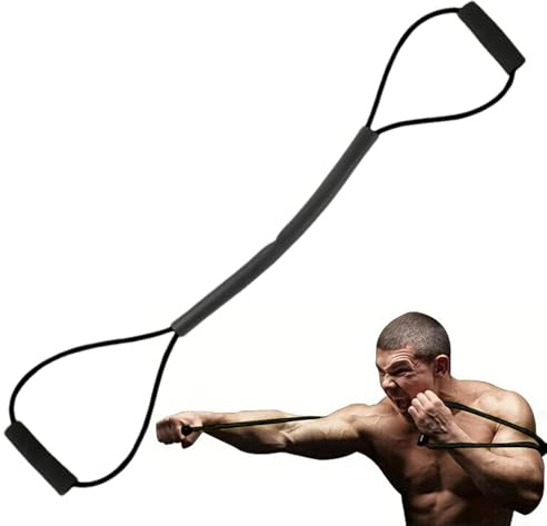 Bandes De Boxe - Bandes Résistantes Au Shadow Boxing, Équipement D'entraînement De Boxe | Bandes Extensibles De Boxe, Équipement D'entraînement D'agilité, Corde De Traction avec Poignées Confortables