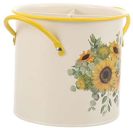 Cabilock Soporte Para Palillos Chinos Decorativo Resistente Con Patrón Vintage y Recipiente Portátil Para Cubiertos Cubo Organizador Para Utensilios De Cocina Domésticos Compacto y Funciona