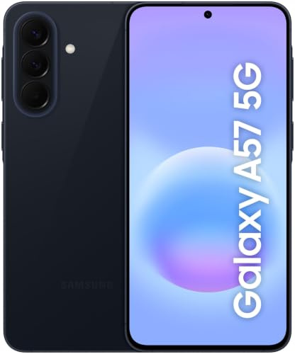 Samsung Galaxy A57 256GB 5G Android 16 Smartphone 8GB RAM AI Display 6.7'' Super AMOLED Fotocamera 50MP 5.000 mAh (Navy)