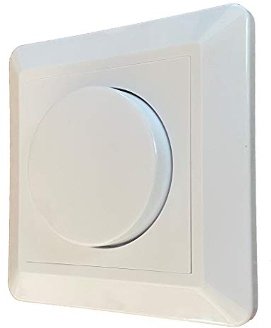 greenandco gc-350 | Unterputz LED und Halogen Dimmer | 1-350 Watt | für Wechselschaltungen geeignet | mit Boost Funktion | weiß