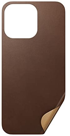 Nomad Leather Skin | Skin für Smartphone-Rückseite | iPhone 13 Pro | MagSafe-kompatibel | aus Horween-Echtleder | braun