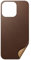 Nomad Leather Skin | Skin für Smartphone-Rückseite | iPhone 13 Pro | MagSafe-kompatibel | aus Horween-Echtleder | braun