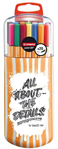 STABILO - Fineliner - point 88-20er Zebrui - Snooze One Edition