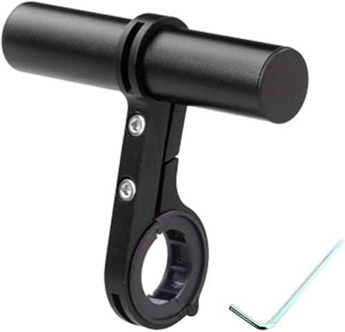 Fahrrad Lenker Extender, Aluminium, GPS-Halterung, 25,4-31,8mm, Schwarz
