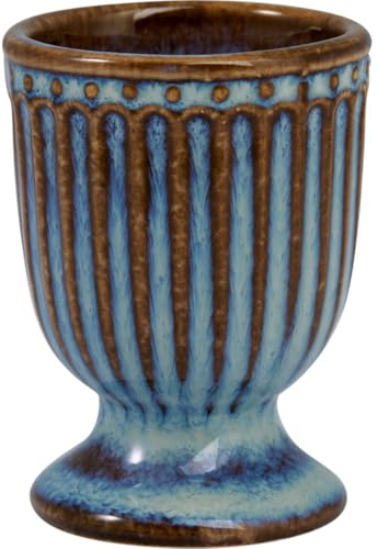 GreenGate Eierbecher Alice Oyster Blue Blau 6,5 cm Keramik Everyday Geschirr
