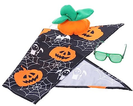 Supvox 1satz Niedlichen Haustierkostümen Für Katzen Und Hunde Halloween-Bandana Atmungsaktive Und Bequeme Materialien Geeignet Für Partys Und Feiertage Teiliges