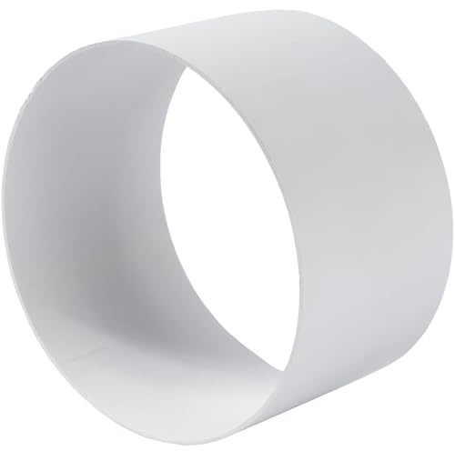 Vent Systems Ø125 mm Kunststoff - Weiblich Rundrohr Kanalverbinder für gerade oder flexible Rohre - Lüftungssystem Zubehörteil - Rohrverbinder für Kühlung, Heizung, Lüftung, HVAC