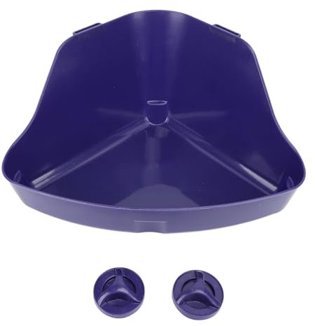Yosoo Health Gear Hamster Bathtub,Hamster Bathroom,Sand Bath Container, Hamster Toilet and Sandbox Dust Bed, Sand Box Sand Container for Large Transparent with Scoop Dwarf Bathtub (M)