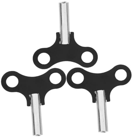 Alipis 3stücke Metall-aufzugsschlüssel Reparatursatz Für Mechanische Wanduhrenbeweger Aufziehwerkzeuge Ersatzteile