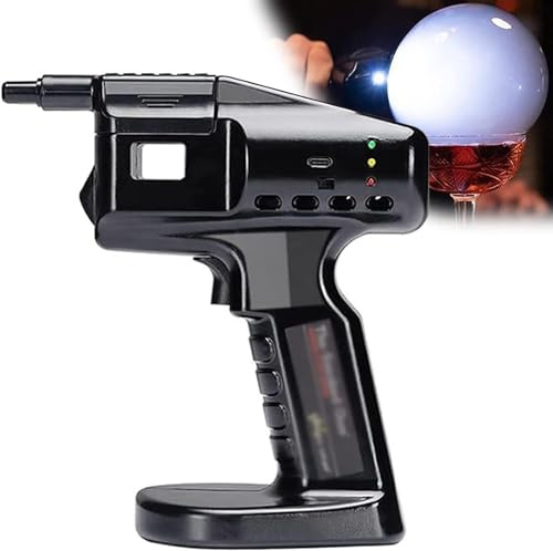 XCSCUK Smoking Gun Flavor Blaster, kit de Machine à Bulles de Cocktail électrique Portable, pour Une fumée élégante, des Cocktails infusés, du vin