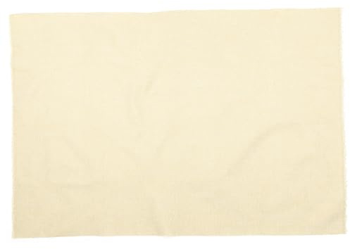 Veemoon Beiges Hochdichtes Leinenstoff Embroidery Fabric Vielseitig für DIY Handarbeit Stickerei Tischdecken Taschen Leichtes Elegantes Material für Haushalt und Festlichkeiten