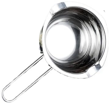 Stainless Steel Double Boiler Bakeware Wax Candle Candy Melts Chocolate Double Boiler Stainless Steel Warmer Melting Bowl(400ml)