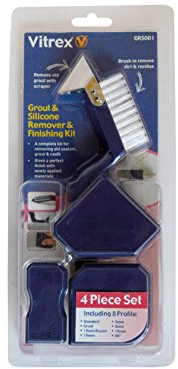 Vitrex VITGRS001 GRS001 - Removedor y acabado de silicona para lechada, color azul