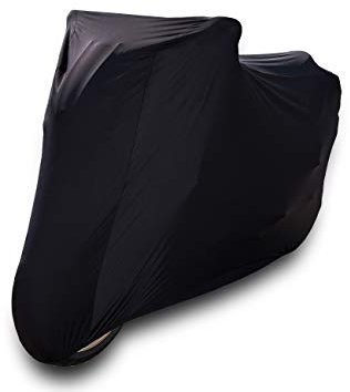Richbrook, Super Soft, Stretchy & Strong Indoor Motorcycle Cover Compatible with BMW Motorbikes – Black