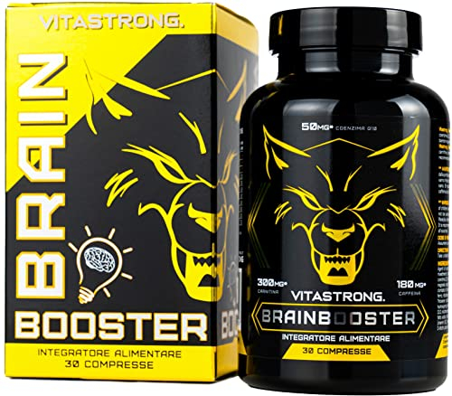 NOOTROPIC | Vitastrong Brain Booster | Koffeintabletten, Energy, Konzentrations Tabletten, Gaming Booster, Koffein Kapseln, Energie Tabletten, Bleiben Sie konzentrat, Coffein Tablette