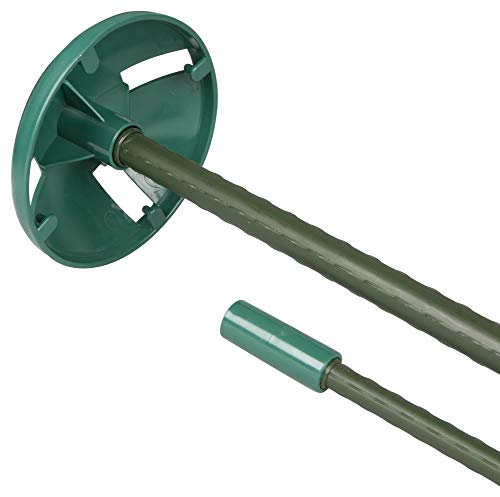 Windhager Pflanzstab-Netzhalter, Netzstütze für Beete, Netzhalter-Aufsatz zum Schutz von Obststräuchern, Ø 12 cm, 5 Stück, 07465, Grün