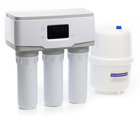 Naturewater NW-5-100RODT Osmoseanlage 380L/Tag, 5-Stufen Trinkwasser Umkehrosmoseanlage mit Display und LED-Filterwechselerinnerung