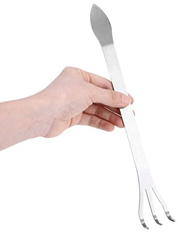 Petit râteau à main avec poignée ergonomique, fourchette en acier inoxydable, outil de jardin, 3 griffes, pour ameublir le sol, bonsaï, outil de jardinage pour plantes de jardinage en plein air,