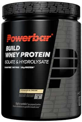 Powerbar - Black Line - Build Whey Protein - Cookies&Cream - 550g - vegetarisches Proteinpulver
