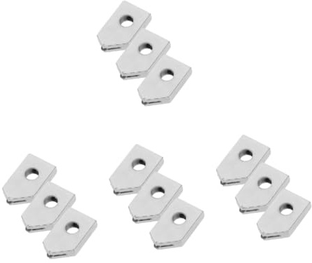 NUOBESTY 4 Set Lama per Tagliare Il Calafatare Birra Professionisti Taglierino Circolare Kit Tagliavetro Tagliabottiglie Lame per Il Taglio del Ferro da Stiro Silver 3 Pezzi * 4