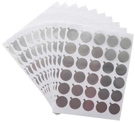 Autocollant de palette de support de colle pour cils, tampons de colle d'extension de cils en aluminium, support de colle pour cils en aluminium - Spacer de cils