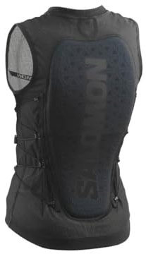 Salomon FLEXCELL PRO JR, kroppsskyddsväst för barn för skidåkning snowboard skidor snowboard, vandring och utomhussport äventyr