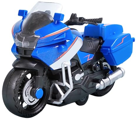Bvizyelck Moto Modèle Jouet, Motos À Friction Pour Enfant, Moto Électrique Pour Enfant Avec Sons Et Lumières, Motocycle Modèle Jouet Sport Vélos Électriques Course Modèles Collection Pour Hommes