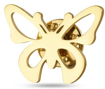 Miel abeille broche en acier inoxydable papillon broche insecte thème épinglettes bijoux