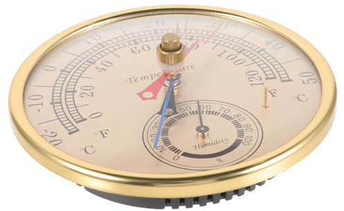 Thermomètre Hygromètre Numérique Multifonctionnel pour Extérieur et Bureau | Mesure Température et Humidité, Haute Précision, Verre et Plastique, Jardin, Moniteur Ambiant