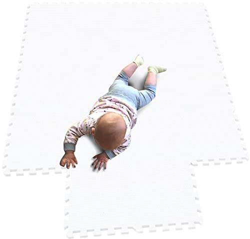 MQIAOHAM® 18 Stücke Baby puzzelmatten für Babys spielmatte Kinder puzzlematte Teppich G301018-101