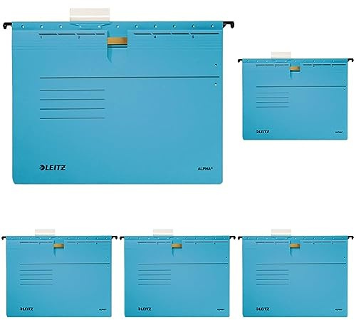 Leitz Hängehefter 1984-35 blau VE:5 (Packung mit 5)