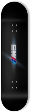 Board aus Aluminium in Form eines Skateboards für Wanddekoration, M5 Speed (Board + Befestigungsset)