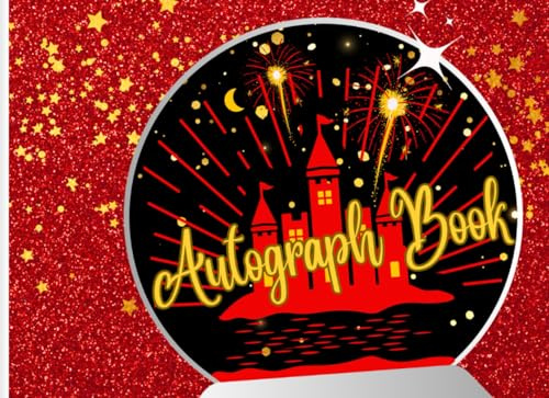 Autograph Book: Theme Park Treasures Memories. A Cute Red Signature & Photo Album, Capturing Character and Celebrity Encounters, Kid-Friendly Adventures, and Family Vacation Memories Crafted to Last.