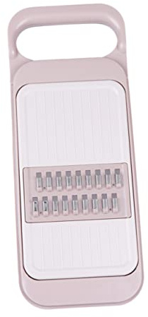MAGICLULU Râpe à Carottes Multifonction Coupe Julienne Épaisse et Fine en Acier Inoxydable Facile à Nettoyer avec 3 Lames Différentes pour Légumes et Fruits Cuisine