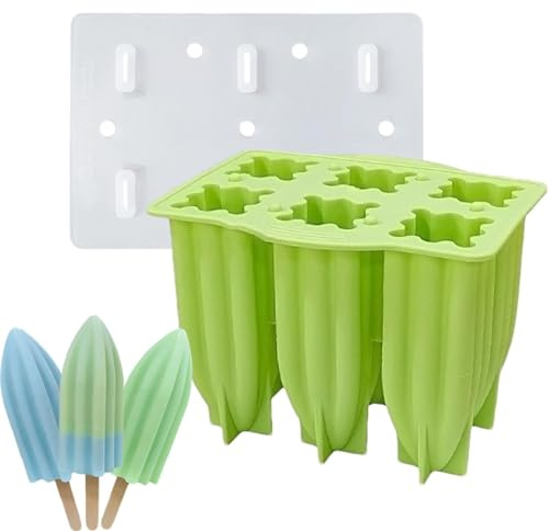 Moldes de helado, moldes para paletas de helado, moldes seguros para paletas de helados, moldes de paletas para niños pequeños, moldes de silicona reutilizables para niños, hogar, helado, mermelada