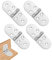LOZTBUE 4 pièces charnières à 180 degrés, charnières pliantes rondes, charnières en acier inoxydable, mini charnières de meubles, tables pliantes, armoires, penderies