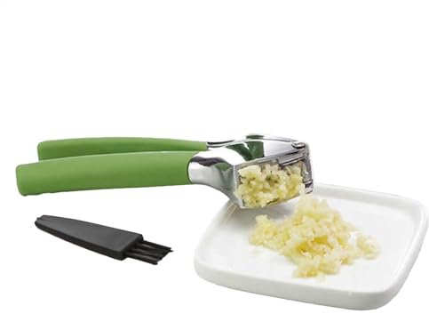 Spremiaglio | Tritacarne | Comodo tritacarne | Tritacarne con impugnatura in silicone | Spremiaglio multiuso per spezie e altri ingredienti