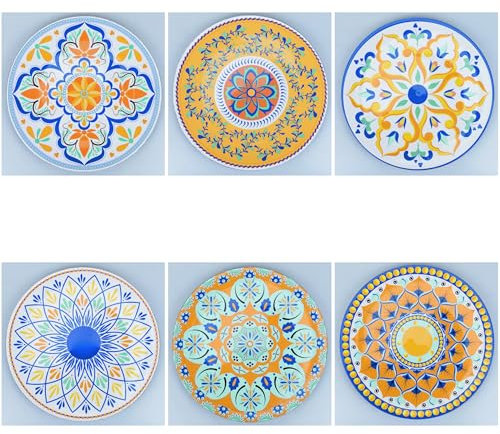 Set 6 Sottopiatto Ø 33 cm in plastica PP, Sicilia