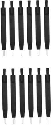 Healeved 12st Nylon Rengöringsborste För Hörhjälpmedel Mjuk Och Hållbar Borste För Rengöring Öronvax Skonsam Mot Hörselapparater Praktisk Design För Enkel Användning