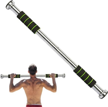Klimmzugstange - Klimmzugstange zum Trainieren,Installation ohne Schrauben 440LBS Gewichtskapazität Ergonomischer Griff Fitnessgerät Einstellbare Breite für Powerlifting-Workout Krafttraining