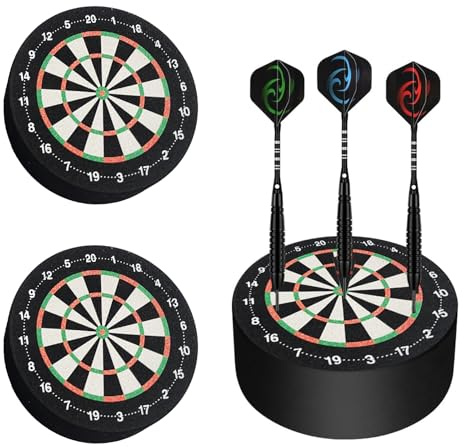 2 Stück Dartpfeile Halterung, Mini Dartscheibe Mini Zielscheibe Dartpfeil Ständer Platzsparender Darthalter Dartscheiben-Zubehör Für Zuhause Und Club Tolles Geschenk Für Dart-Fans,Schwarz