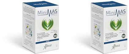 Aboca Minimas Advanced 120 Capsule - Mantiene la Normale Pressione Sanguigna con Olivo. Supporta la Regolare Funzionalità dell’Apparato Cardiovascolare con Biancospino (2 Confezione da 60 Capsule)