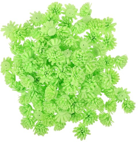 NUOBESTY Difusores De Flores Aromáticas 5 Cm, 100 Piezas, Espuma PE Verde, Difusores Pasivos para Aceites Esenciales, Ambientador para Baño y Oficina, Difusor Mini para Escritorio, Uso Doméstico