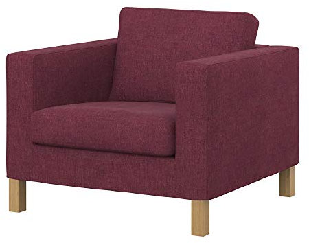 Soferia Sesselschoner Kompatibel Mit Karlanda Sessel Sesselbezug Sesselüberzug Sesselhusse Cover Wasserabweisend Fleckschutz Softi Rot Bordeaux