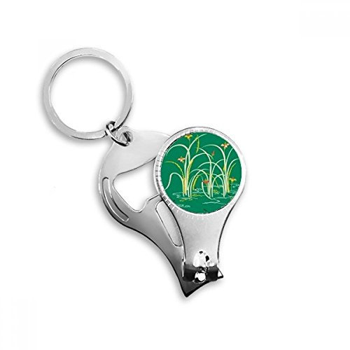 Pittura Verde Cultura Acqua Chiodo Nipper Anello Portachiavi Apribottiglie Clipper