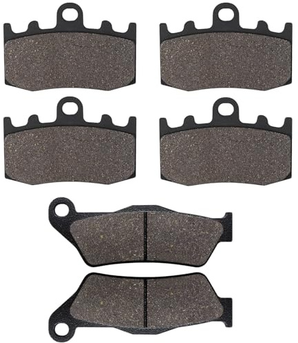 Yerbay Plaquettes de Frein Avant/Arrière pour BMW R 1200 S 2006-2010/ R 1200 RT 2003-2013/ R 1200 ST 2003-2008/ R 1200 GS 2002-2013 / R1200GS Adventure 2005-2012/ HP2 Megamoto 2007-2010