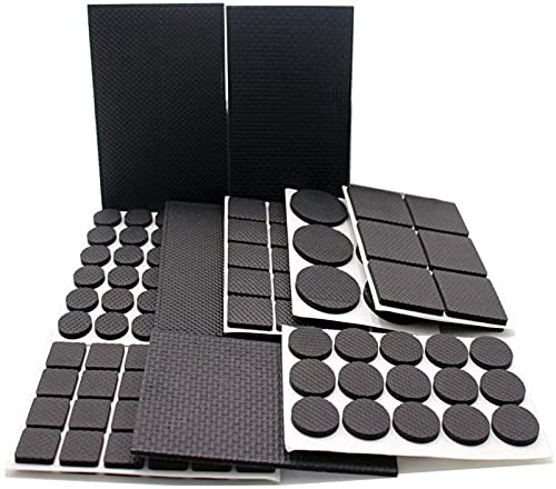 186 Stück Rutschhemmende Pads Selbstklebend Set,Premium Möbelschoner Filzgleiter Selbstklebend für Möbel, Stühle und Tische