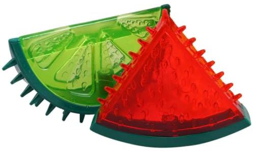 Zerodeko 2st Kühlendes Haustierspielzeug Zahnspielzeug Für Hunde Interaktives Spielzeug Einfrieren Sommerobstspielzeug Spielzeug Zum Zähneputzen Hundespielzeug Sommer Beißring TPR