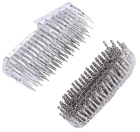 DUTTY 100 Pairs 2.54mm 18-24awg Male and Female Pins Connector Kit Dupont Jumper Wire Cable Pin Crimp Terminal Connector for Connector Housing Jumper Wire Cable JST XH ATX, EPS and PCIE Connectors